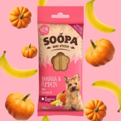 Banana & Pumpkin Dental Sticks for Mini Dogs