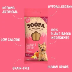 Banana & Pumpkin Dental Sticks for Mini Dogs