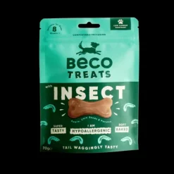 Beco - Insect with Apple & Chia Seeds Dog Treats 70g