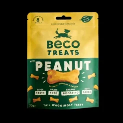 Beco - Peanut with Coconut & Turmeric Dog Treats 70g