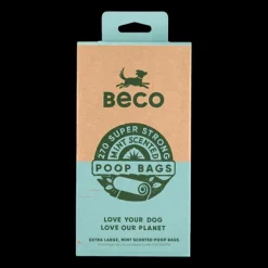 Beco Poop Bags, Mint Scented, 270 Pack, Big, Strong and Leak-Proof