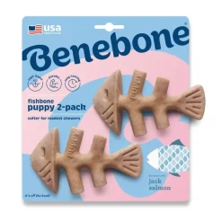 Benebone Puppy 2-Pack - Fishbone