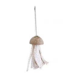 Coconut Octopus Parrot Toy by Nature First