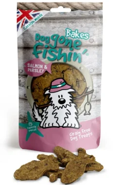 Dog Gone Fishin Salmon and Parsley Bakes 75gm