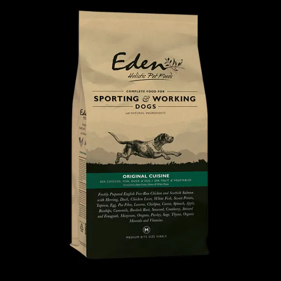 Eden 80/20 Original Sporting & Working Dog Food 15kg Medium Kibble