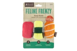 Feline Frenzy Sassy Sushi Catnip Toy Collection by P.L.A.Y