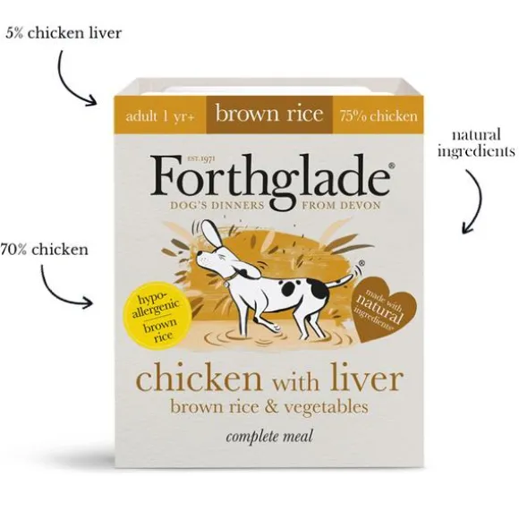 Forthglade - Chicken & Liver with Sweet Potato & Vegetables Natural Wet Dog Food