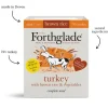 Forthglade Turkey With Brown Rice & Veg Natural Wet Dog Food 395g