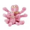 FuzzYard - Scratchette The Pink Flea Plush Dog Toy