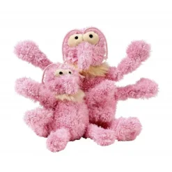 FuzzYard - Scratchette The Pink Flea Plush Dog Toy