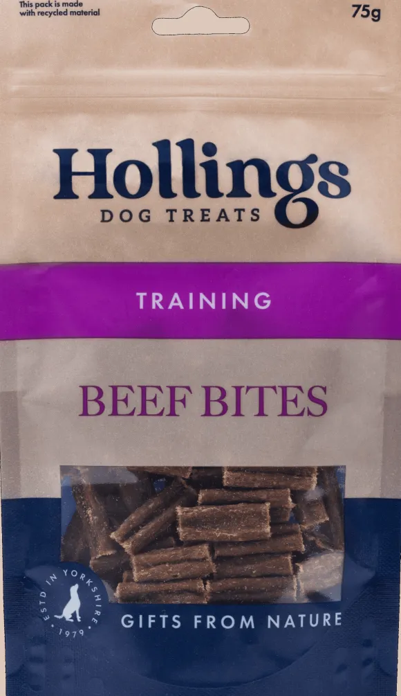 Hollings Beef Training Treats 75g