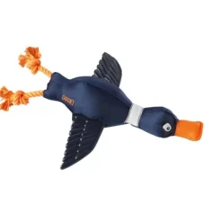 House Of Paws Navy Duck Thrower