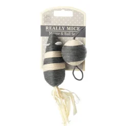 House Of Paws Really Mice Mouse & Ball Set