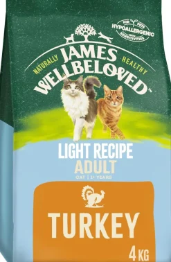 James Wellbeloved Adult Cat Food Light Turkey & Rice 4kg