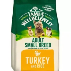 James Wellbeloved Adult Small Breed Dog Food Turkey and Rice