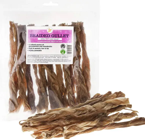 JR Pet Products - Braided Beef Gullet