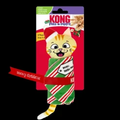 KONG Christmas Pull-a-partz™ Present Cat Toy