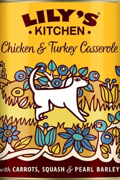 Lily's Kitchen Adult Chicken & Turkey Casserole Wet Dog Food (6 x 400 g)
