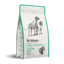 McAdams Sensitive Free Range Turkey Medium/Large Breed Dog