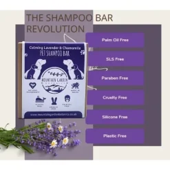 Mountain Garden Botanics - Pet Shampoo Bar Calming Lavender Chamomile