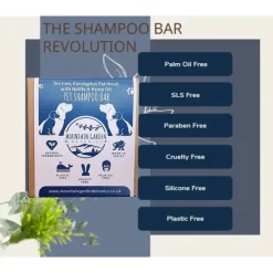 Mountain Garden Botanics - Shampoo Bar - Tea tree, Eucalyptus & Patchouli