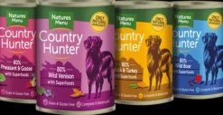 Natures Menu Country Hunter Game Meat Selection Multipack Wet Dog Food Cans - 12 X 400g