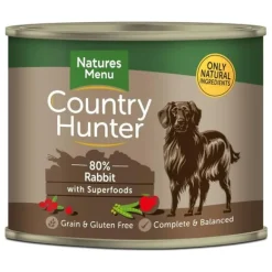 Natures Menu Country Hunter Rabbit & Cranberry Tins (6x600g)
