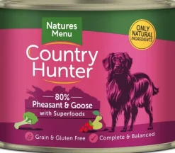Natures Menu Country Hunter Pheasant & Goose Tins (6 x 600g)