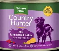 Natures Menu Country Hunter Turkey Tins (6 x 600g)