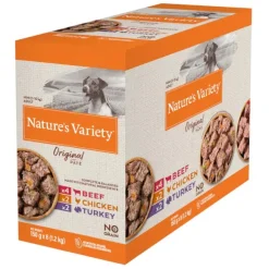 Natures Variety Original Pate Mini Adult Wet Dog Food Pouches 8x150g