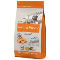 Natures Variety Selected Mini Adult Dog Food Salmon 1.5kg