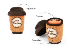 Pup Cup Cafe Latte To Go Dog Toy By P.L.A.Y