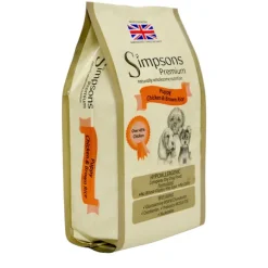 Simpsons Premium Puppy Dry Dog Food - Chicken & Brown Rice - 12kg