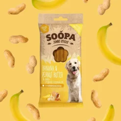 Soopa - Banana & Peanut Butter Jumbo Dental Stick 170g