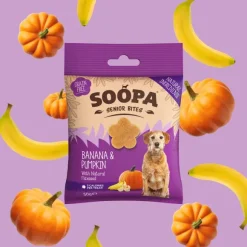 Soopa - Senior Banana, Pumpkin & Flaxseed Bites