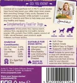 Soopa - Senior Banana, Pumpkin & Flaxseed Bites