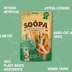 Soopa Natural Papaya Dog Chews 85g