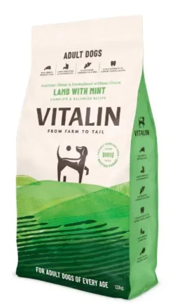 Vitalin Adult Lamb and Mint Dog Food
