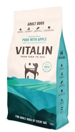 Vitalin Adult Pork with Apple Dog Food